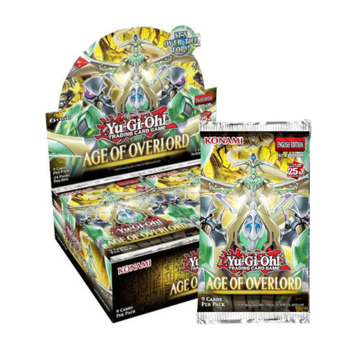 Yu-Gi-Oh! Age Of Overlord Booster Boxes and Packs are for sale at Gecko Cards! With free UK Postage on all orders over £20 - see the range of TCG Cards, Booster Boxes, Card Sleeves and other Trading Card Game products on our store - all at great prices!