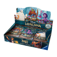 Load image into Gallery viewer, Disney Lorcana: Azurite Sea (Chapter 6) Booster Boxes and Packs are for sale at Gecko Cards! With free UK Postage on all orders over £25 - see the range of TCG Cards, Booster Boxes, Card Sleeves and other Trading Card Game products on our store - all at great prices!