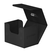 Load image into Gallery viewer, Ultimate Guard Sidewinder 80+ Xenoskin Deck Boxes in Black are for sale at Gecko Cards! With free UK Postage on all orders over £20 - see the range of TCG Cards, Booster Boxes, Card Sleeves and other Trading Card Game products on our store - all at great prices!