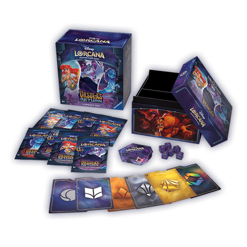 Disney Lorcana: Ursula's Return (The Fourth Chapter) Illumineer's Trove (English) is for sale at Gecko Cards! With free UK Postage on all orders over £20 - see the range of TCG Cards, Booster Boxes, Card Sleeves and other Trading Card Game products on our store - all at great prices!
