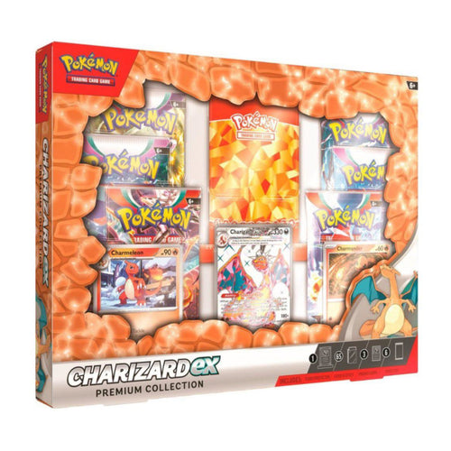 The Pokémon Charizard EX Premium Collection is for sale at Gecko Cards! With free UK Postage on all orders over £20 - see the range of TCG Cards, Booster Boxes, Card Sleeves and other Trading Card Game products on our store - all at great prices!
