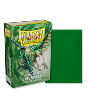 Load image into Gallery viewer, Dragon Shield Japanese (Small) Size Matte Card Sleeves in Emerald are for sale at Gecko Cards! With free UK Shipping on all orders over £20 - see the range of Trading Cards, Booster Boxes, Card Sleeves and other TCG products on our store - all at great prices!