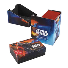 Load image into Gallery viewer, Star Wars: Unlimited Soft Crates - Rey/Kylo Ren are for sale at Gecko Cards! With free UK Postage on all orders over £25 - see the range of TCG Cards, Booster Boxes, Card Sleeves and other Trading Card Game products on our store - all at great prices!