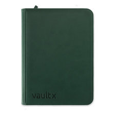 Load image into Gallery viewer, Vault X Exo-Tec 12-Pocket Zip-Up Binders in Forest Green are for sale at Gecko Cards! With free UK Postage on all orders over £20 - see the range of TCG Cards, Booster Boxes, Card Sleeves and other Trading Card Game products on our store - all at great prices!