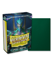 Load image into Gallery viewer, Dragon Shield Japanese (Small) Size Matte Card Sleeves in Jade are for sale at Gecko Cards! With free UK Shipping on all orders over £20 - see the range of Trading Cards, Booster Boxes, Card Sleeves and other TCG products on our store - all at great prices!