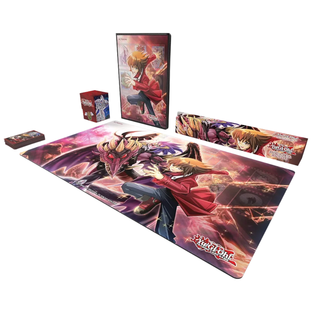 GX Anime Sleeves Yu-Gi-Oh! Jaden & Yubel Card Sleeves - Official 50-Pack For TCG Tournament Play TCG Card Protectors GX Anime Sleeves Yu-Gi-Oh! Jaden & Yubel Card Sleeves - Official 50-Pack For TCG Tournament Play TCG Card Protectors