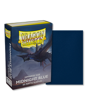 Load image into Gallery viewer, Dragon Shield Japanese (Small) Size Matte Card Sleeves in Midnight are for sale at Gecko Cards! With free UK Shipping on all orders over £20 - see the range of Trading Cards, Booster Boxes, Card Sleeves and other TCG products on our store - all at great prices!