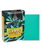 Load image into Gallery viewer, Dragon Shield Japanese (Small) Size Matte Card Sleeves in Mint are for sale at Gecko Cards! With free UK Shipping on all orders over £20 - see the range of Trading Cards, Booster Boxes, Card Sleeves and other TCG products on our store - all at great prices!