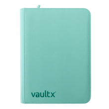 Load image into Gallery viewer, Vault X Exo-Tec 12-Pocket Zip-Up Binders in Mint are for sale at Gecko Cards! With free UK Postage on all orders over £20 - see the range of TCG Cards, Booster Boxes, Card Sleeves and other Trading Card Game products on our store - all at great prices!