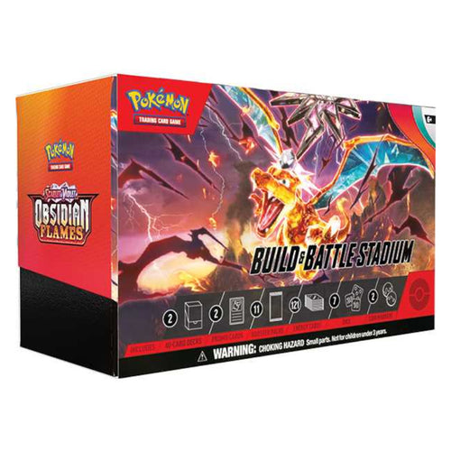 Pokémon Scarlet & Violet 3 Obsidian Flames Build & Battle Boxes are for sale at Gecko Cards! With free UK Postage on all orders over £20 - see the range of TCG Cards, Booster Boxes, Card Sleeves and other Trading Card Game products on our store - all at great prices!