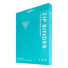 Load image into Gallery viewer, Vault X Exo-Tec 9-Pocket Zip-Up Pastel Blue Binders are for sale at Gecko Cards! With free UK Postage on all orders over £25 - see the range of TCG Cards, Booster Boxes, Card Sleeves and other Trading Card Game products on our store - all at great prices!