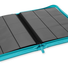 Load image into Gallery viewer, Vault X Exo-Tec 9-Pocket Zip-Up Pastel Blue Binders are for sale at Gecko Cards! With free UK Postage on all orders over £25 - see the range of TCG Cards, Booster Boxes, Card Sleeves and other Trading Card Game products on our store - all at great prices!