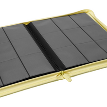 Load image into Gallery viewer, Vault X Exo-Tec 9-Pocket Zip-Up Pastel Yellow Binders are for sale at Gecko Cards! With free UK Postage on all orders over £25 - see the range of TCG Cards, Booster Boxes, Card Sleeves and other Trading Card Game products on our store - all at great prices!