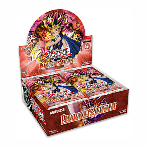Yu-Gi-Oh! Pharaoh's Servant Booster Boxes and Packs are for sale at Gecko Cards! With free UK Postage on all orders over £20 - see the range of TCG Cards, Booster Boxes, Card Sleeves and other Trading Card Game products on our store - all at great prices!