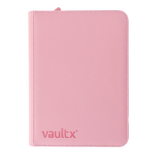 Load image into Gallery viewer, Vault X Exo-Tec 9-Pocket Zip-Up Binders in Pink are for sale at Gecko Cards! With free UK Postage on all orders over £20 - see the range of TCG Cards, Booster Boxes, Card Sleeves and other Trading Card Game products on our store - all at great prices!

