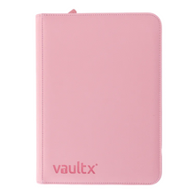 Load image into Gallery viewer, Vault X Exo-Tec 9-Pocket Zip-Up Binders in Pink are for sale at Gecko Cards! With free UK Postage on all orders over £20 - see the range of TCG Cards, Booster Boxes, Card Sleeves and other Trading Card Game products on our store - all at great prices!