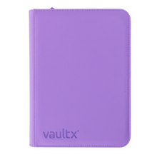 Load image into Gallery viewer, Vault X Exo-Tec 9-Pocket Zip-Up Binders in Purple are for sale at Gecko Cards! With free UK Postage on all orders over £20 - see the range of TCG Cards, Booster Boxes, Card Sleeves and other Trading Card Game products on our store - all at great prices!
