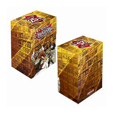 Load image into Gallery viewer, The Yu-Gi-Oh! Yugi & Kaiba Quarter Century Accessories - Sleeves, Deck Box, Playmat, Portfolio are for sale at Gecko Cards! With free UK Postage on all orders over £20 - see the range of Yu-Gi-Oh! Cards, Booster Boxes, Card Sleeves and other trading card game products in my store - all at great prices!