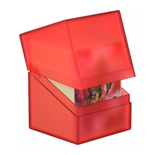 Load image into Gallery viewer, Ultimate Guard Boulder 100+ Deck Boxes in Ruby are for sale at Gecko Cards! With free UK Shipping on all orders over £25 - see the range of Trading Cards, Booster Boxes, Card Sleeves and other TCG products on our store - all at great prices!