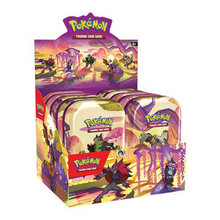 Load image into Gallery viewer, Pokémon TCG: Scarlet & Violet 6.5 - Shrouded Fable - Mini Tins are for sale at Gecko Cards! With free UK Postage on all orders over £25 - see the range of TCG Cards, Booster Boxes, Card Sleeves and other Trading Card Game products on our store - all at great prices!