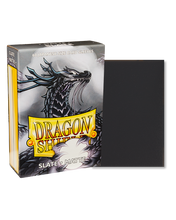 Load image into Gallery viewer, Dragon Shield Japanese (Small) Size Matte Card Sleeves in Slate are for sale at Gecko Cards! With free UK Shipping on all orders over £20 - see the range of Trading Cards, Booster Boxes, Card Sleeves and other TCG products on our store - all at great prices!