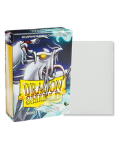Load image into Gallery viewer, Dragon Shield Japanese (Small) Size Matte Card Sleeves in White are for sale at Gecko Cards! With free UK Shipping on all orders over £20 - see the range of Trading Cards, Booster Boxes, Card Sleeves and other TCG products on our store - all at great prices!