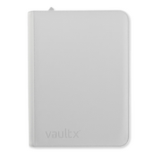 Load image into Gallery viewer, Vault X Exo-Tec 9-Pocket Zip-Up Binders in White are for sale at Gecko Cards! With free UK Postage on all orders over £20 - see the range of TCG Cards, Booster Boxes, Card Sleeves and other Trading Card Game products on our store - all at great prices!
