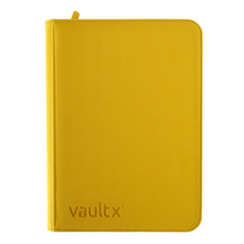 Load image into Gallery viewer, Vault X Exo-Tec 9-Pocket Zip-Up Binders in Sunrise Yellow are for sale at Gecko Cards! With free UK Postage on all orders over £20 - see the range of TCG Cards, Booster Boxes, Card Sleeves and other Trading Card Game products on our store - all at great prices!
