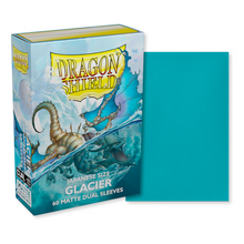 Load image into Gallery viewer, Dragon Shield Japanese (Small) Size Dual Matte Glacier Card Sleeves are for sale at Gecko Cards! With free UK Postage on all orders over £20 - see the range of Yu-Gi-Oh! Cards, Booster Boxes, Card Sleeves and other trading card game products in my store - all at great prices!