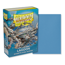 Load image into Gallery viewer, Dragon Shield Japanese (Small) Size Dual Matte Lagoon Card Sleeves are for sale at Gecko Cards! With free UK Postage on all orders over £20 - see the range of Yu-Gi-Oh! Cards, Booster Boxes, Card Sleeves and other trading card game products in my store - all at great prices!