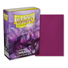 Load image into Gallery viewer, Dragon Shield Japanese (Small) Size Dual Matte Wraith Card Sleeves are for sale at Gecko Cards! With free UK Postage on all orders over £20 - see the range of Yu-Gi-Oh! Cards, Booster Boxes, Card Sleeves and other trading card game products in my store - all at great prices!

