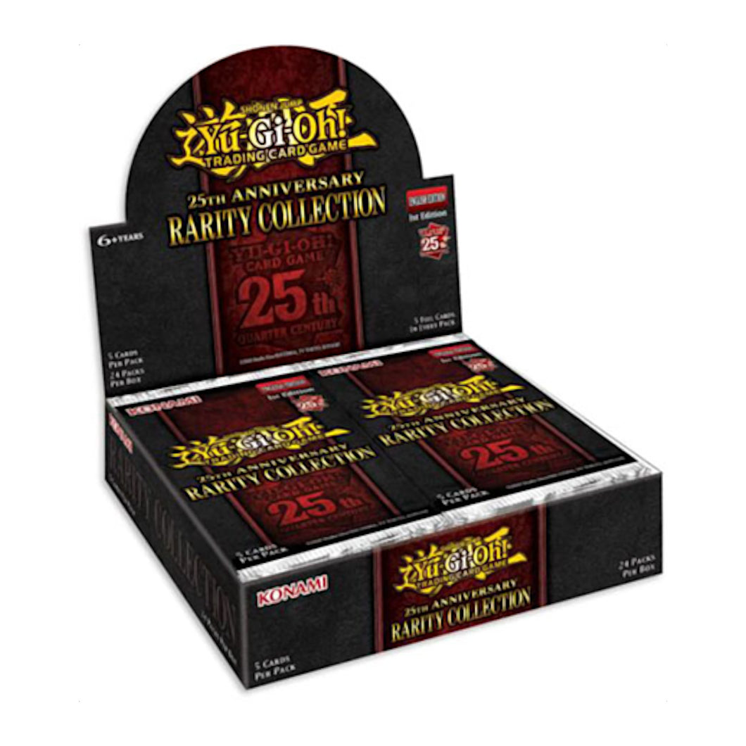Yu-Gi-Oh! 25th Anniversary Rarity Collection Booster Boxes and Packs are for sale at Gecko Cards! With free UK Postage on all orders over £20 - see the range of TCG Cards, Booster Boxes, Card Sleeves and other Trading Card Game products on our store - all at great prices!