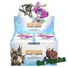 Load image into Gallery viewer, Riftbound: Radiance (Set 5) Booster Boxes, Packs &amp; Vault Bundles are for sale at Gecko Cards! With free UK Postage on all orders over £25 - see the range of TCG Cards, Booster Boxes, Card Sleeves and other Trading Card Game products on our store - all at great prices!
