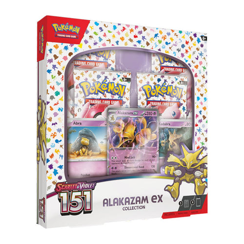 The Pokémon Scarlet & Violet Alakazam EX Box is for sale at Gecko Cards! With free UK Postage on all orders over £20 - see the range of TCG Cards, Booster Boxes, Card Sleeves and other Trading Card Game products on our store - all at great prices!