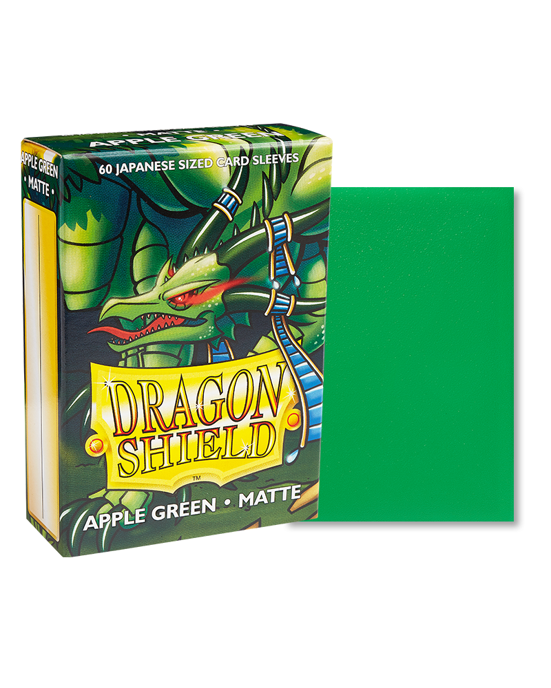 Dragon Shield – Pochettes Pour Cartes De Taille Japonaise 60 Carats Vert Forêt Japonaise – Yu-Gi-Oh! Pochettes Lisses Et Résistantes – Compatible Avec Yu-Gi-Oh