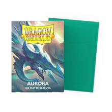 Load image into Gallery viewer, Dragon Shield Standard Size Matte Card Sleeves in Aurora are for sale at Gecko Cards! With free UK Postage on all orders over £25 - see the range of Yu-Gi-Oh! Cards, Booster Boxes, Card Sleeves and other trading card game products on our store - all at great prices!
