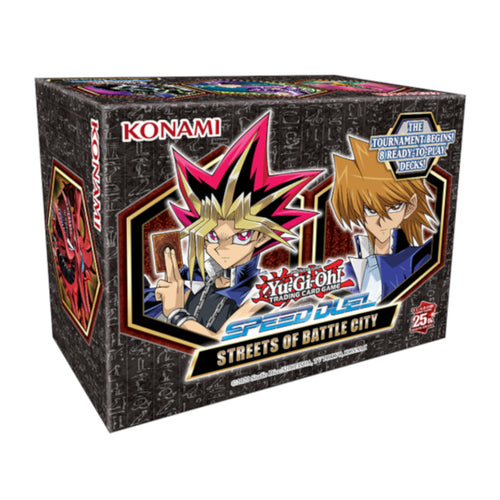 Yu-Gi-Oh! Speed Duel - Streets of Battle City Box is for sale at Gecko Cards! With free UK Postage on all orders over £20 - see the range of TCG Cards, Booster Boxes, Card Sleeves and other Trading Card Game products on our store - all at great prices!