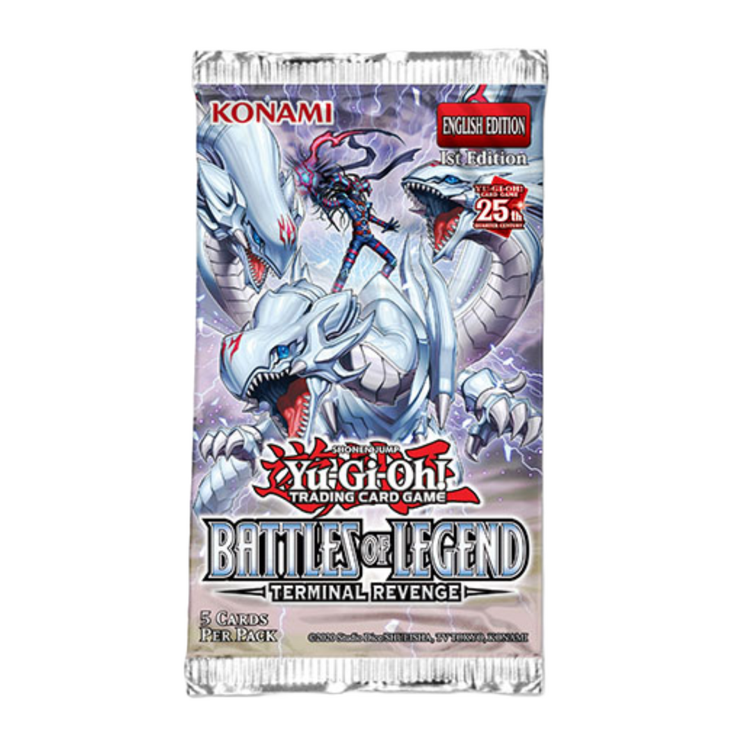 Yu-Gi-Oh! Battles Of Legend: Terminal Revenge Booster Boxes and Packs are for sale at Gecko Cards! With free UK Postage on all orders over £20 - see the range of TCG Cards, Booster Boxes, Card Sleeves and other Trading Card Game products on our store - all at great prices!