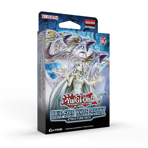 Yu-Gi-Oh! Blue Eyes White Destiny Structure Decks are for sale at Gecko Cards! With free UK Postage on all orders over £25 - see the range of TCG Cards, Booster Boxes, Card Sleeves and other Trading Card Game products on our store - all at great prices!