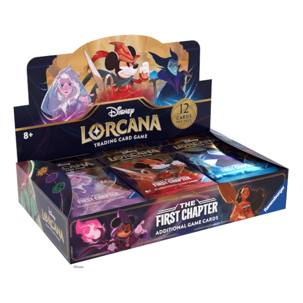 Disney Lorcana: The First Chapter Booster Boxes are for sale at Gecko Cards! With free UK Postage on all orders over £20 - see the range of TCG Cards, Booster Boxes, Card Sleeves and other Trading Card Game products on our store - all at great prices!