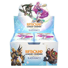 Load image into Gallery viewer, Riftbound: Radiance (Set 5) Booster Boxes, Packs &amp; Vault Bundles are for sale at Gecko Cards! With free UK Postage on all orders over £25 - see the range of TCG Cards, Booster Boxes, Card Sleeves and other Trading Card Game products on our store - all at great prices!
