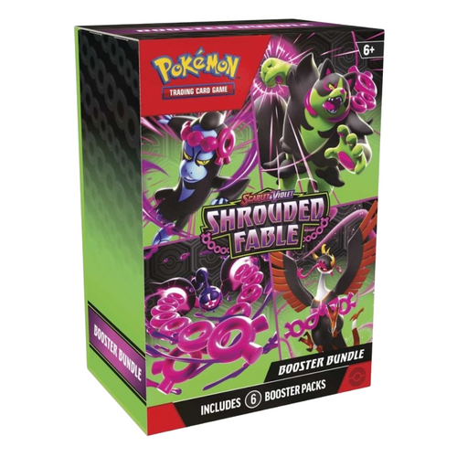 Pokémon TCG: Scarlet & Violet 6.5 - Shrouded Fable - Booster Bundles are for sale at Gecko Cards! With free UK Postage on all orders over £25 - see the range of Yu-Gi-Oh! Cards, Booster Boxes, Card Sleeves and other trading card game products on our my store - all at great prices!