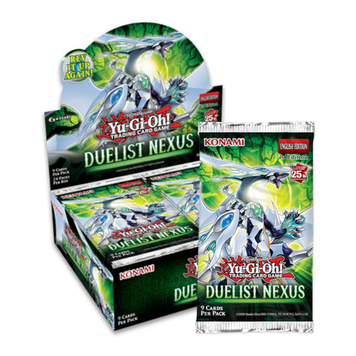 Yu-Gi-Oh! Duelist Nexus Booster Boxes And Packs are for sale at Gecko Cards! With free UK Postage on all orders over £20 - see the range of TCG Cards, Booster Boxes, Card Sleeves and other Trading Card Game products on our store - all at great prices!