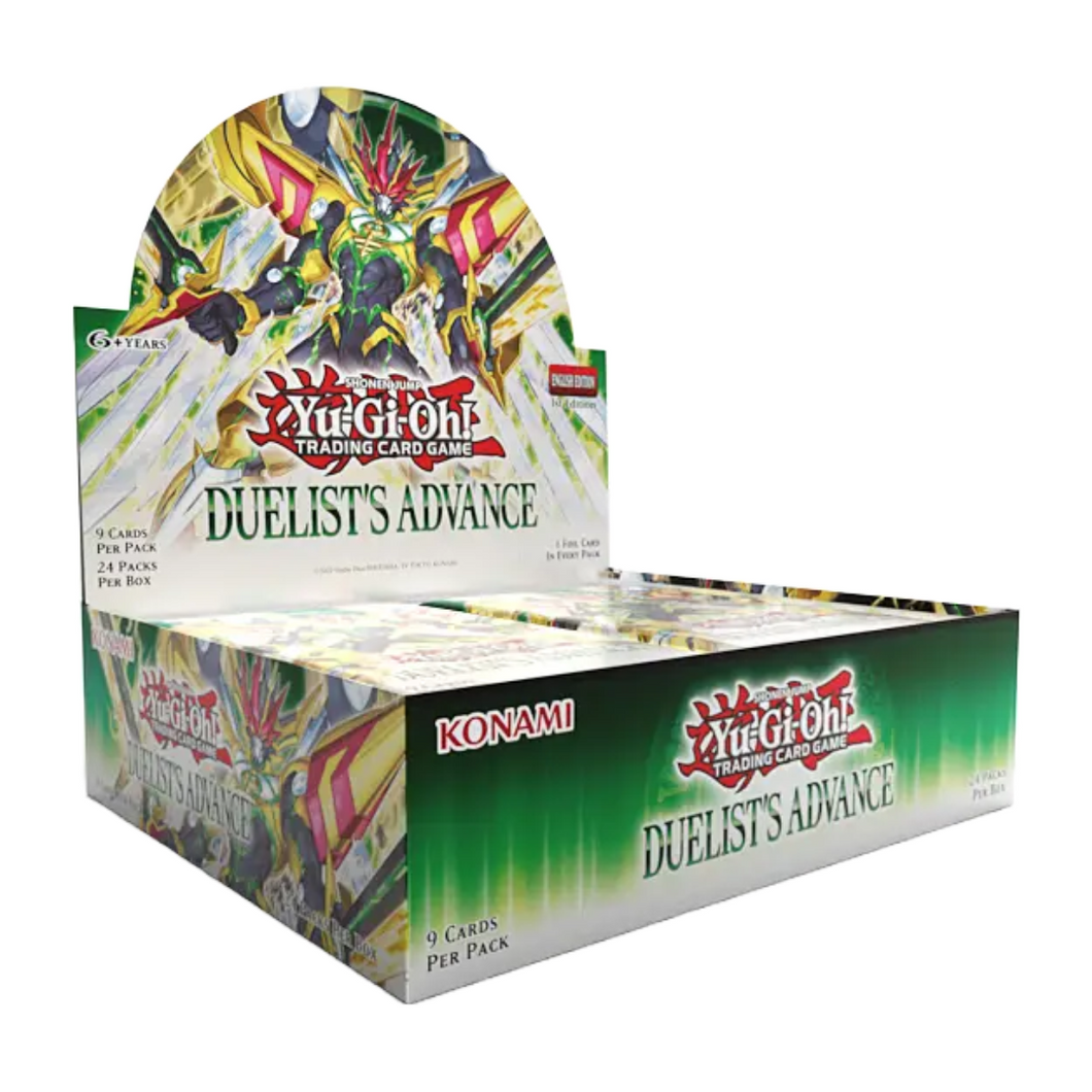 Yu-Gi-Oh! Yu-Gi-Oh! Duelists Advance Booster Boxes are for sale at Gecko Cards! With free UK Postage on all orders over £25 - see the range of TCG Cards, Booster Boxes, Card Sleeves and other Trading Card Game products on our store - all at great prices!