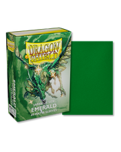 Load image into Gallery viewer, Dragon Shield Japanese (Small) Size Matte Card Sleeves in Emerald are for sale at Gecko Cards! With free UK Shipping on all orders over £20 - see the range of Trading Cards, Booster Boxes, Card Sleeves and other TCG products on our store - all at great prices!
