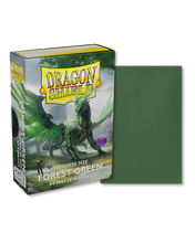 Load image into Gallery viewer, Dragon Shield Japanese (Small) Size Matte Card Sleeves in Forest are for sale at Gecko Cards! With free UK Shipping on all orders over £20 - see the range of Trading Cards, Booster Boxes, Card Sleeves and other TCG products on our store - all at great prices!
