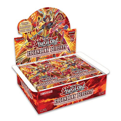 Yu-Gi-Oh! Legendary Duelists Soulburning Volcano Booster Boxes are for sale at Gecko Cards! With free UK Postage on all orders over £20 - see the range of TCG Cards, Booster Boxes, Card Sleeves and other Trading Card Game products on our store - all at great prices!