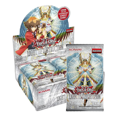 Yu-Gi-Oh! Light Of Destruction Booster Boxes and Packs are for sale at Gecko Cards! With free UK Postage on all orders over £25 - see the range of TCG Cards, Booster Boxes, Card Sleeves and other Trading Card Game products on our store - all at great prices!