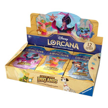 Load image into Gallery viewer, Disney Lorcana: Into The Inklands (The Third Chapter) Booster Boxes and Packs are for sale at Gecko Cards! With free UK Postage on all orders over £20 - see the range of TCG Cards, Booster Boxes, Card Sleeves and other Trading Card Game products on our store - all at great prices!
