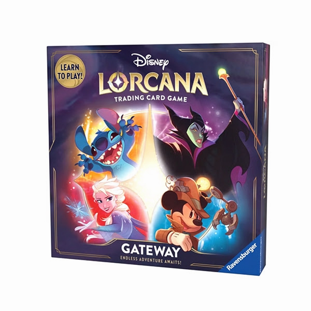 The Disney Lorcana: Gateway is for sale at Gecko Cards! With free UK Postage on all orders over £25 - see the range of TCG Cards, Booster Boxes, Card Sleeves and other Trading Card Game products on our store - all at great prices!